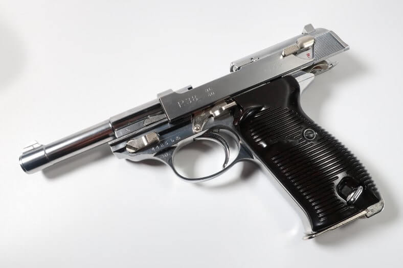 マルシン　ワルサーP38 モデルガン シルバー　ルパン 未発火)マルシン ワルサーP38 シルバー コマーシャル モデルガン