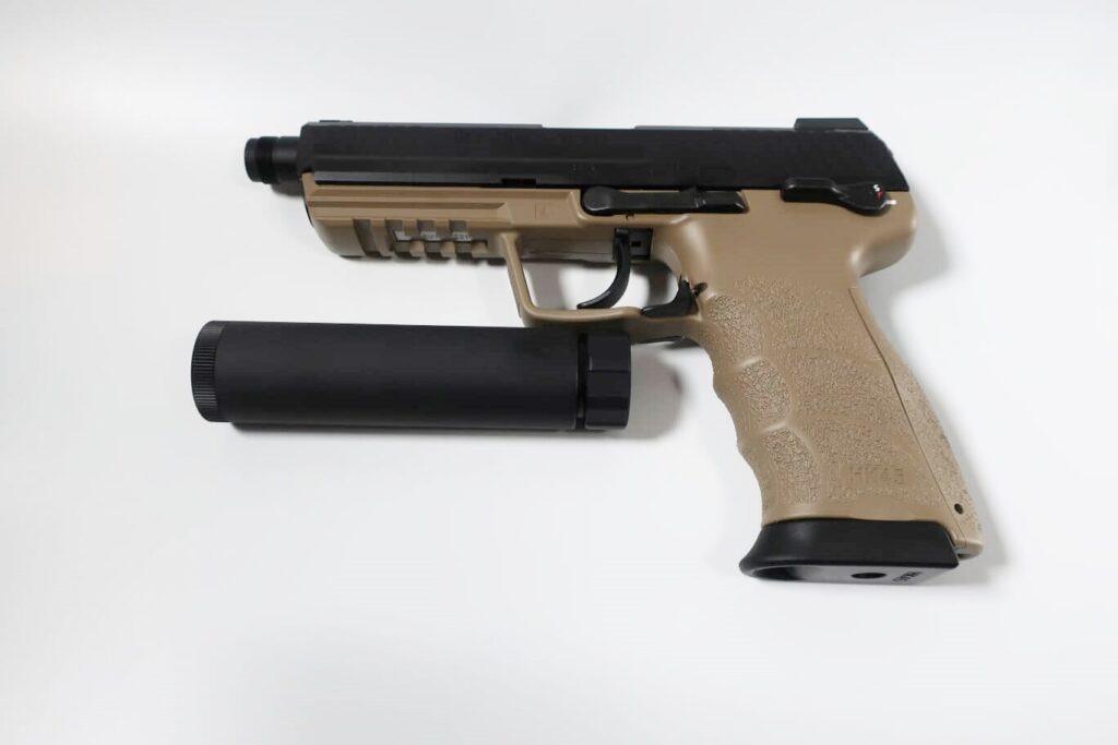 東京マルイ HK45 タクティカルTANカラー ガスガン サイレンサーなし dショッピング |【送料無料！】東京マルイ ガスガン HK45