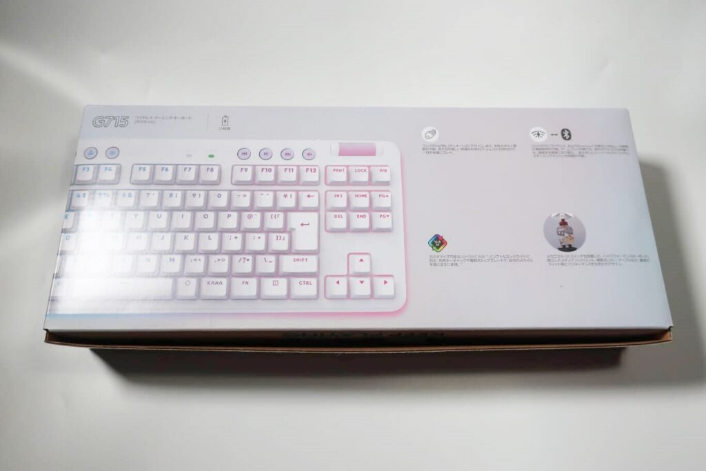 白くてかわいいメカニカルキーボード ロジクールのG715は実に